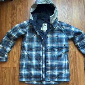 burton dryride youth snowboarding jacket coat size XL